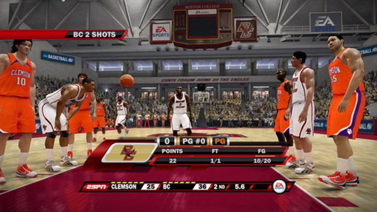 Double The Presentation In Ncaa Hoops 10