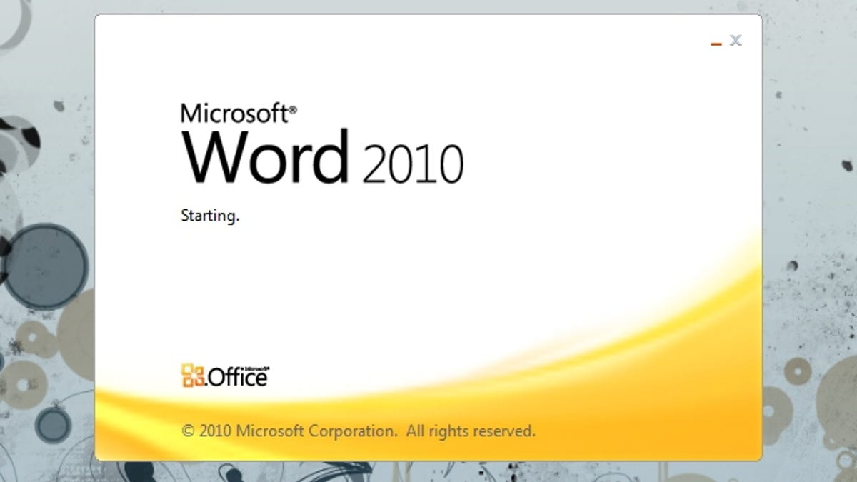 Start Microsoft Office Programs Without The Splash Screen