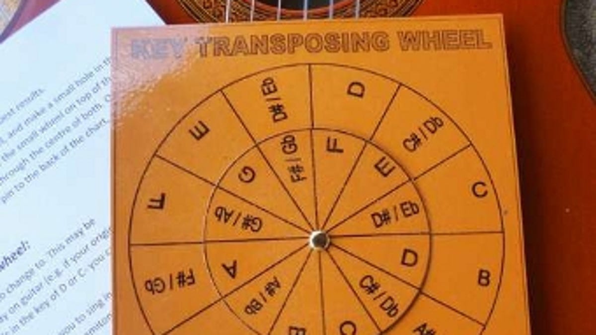 Diy Guitar Transposition Wheel Helps Beginners Play More Difficult