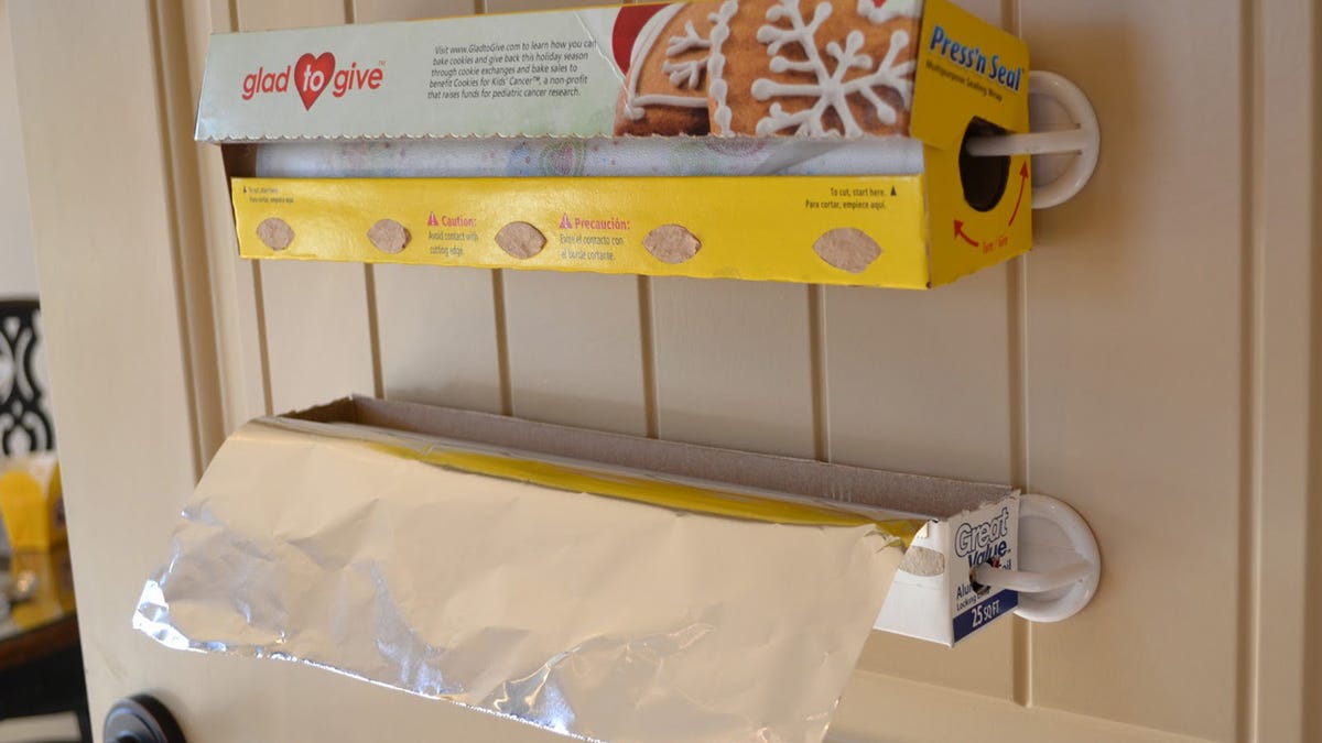 foil and plastic wrap holder