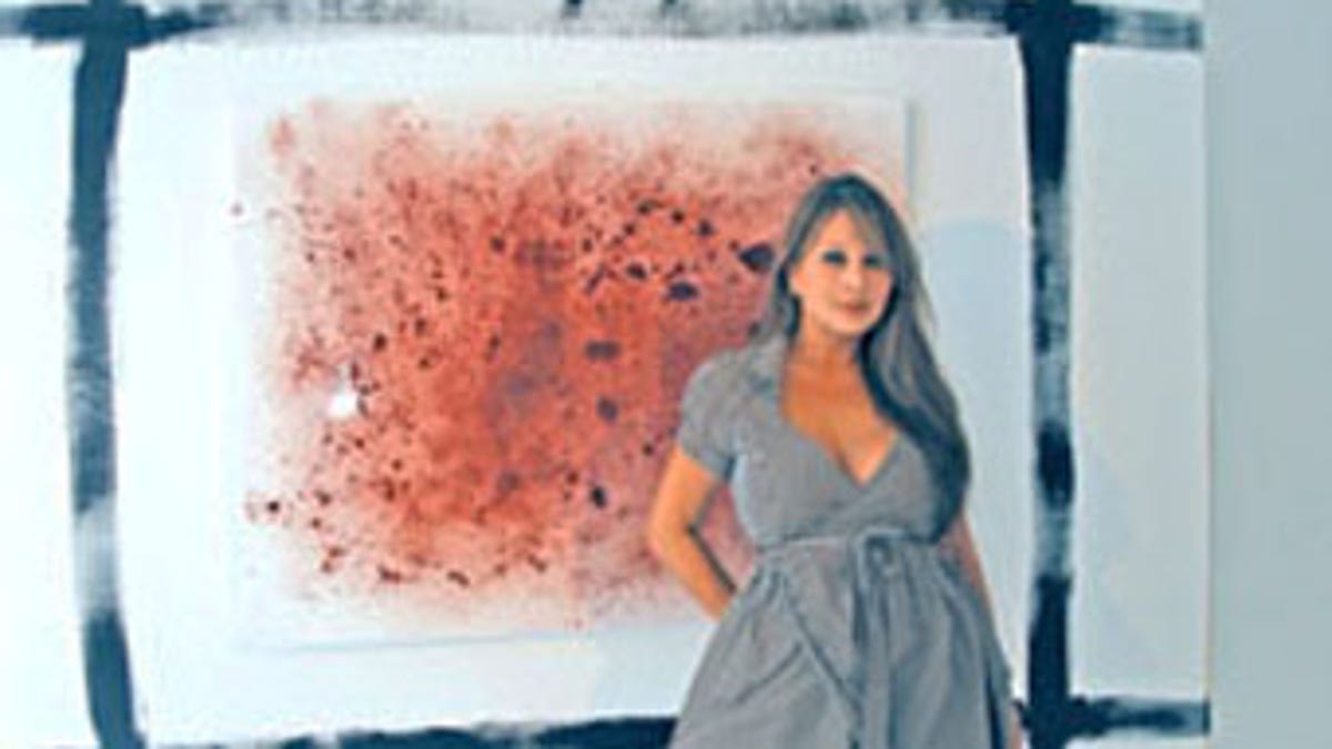 Artist Paints Canvases With Her Own Menstrual Blood