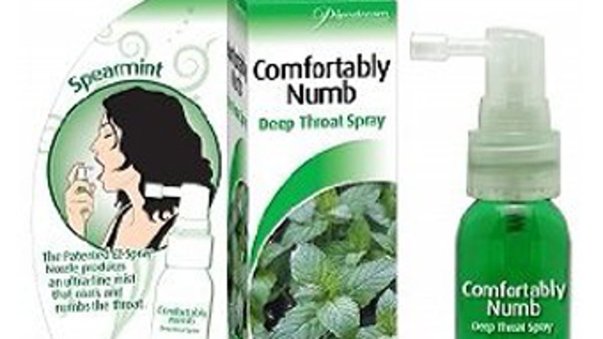 Comfortably Numb Throat Spray For Better Bjs
