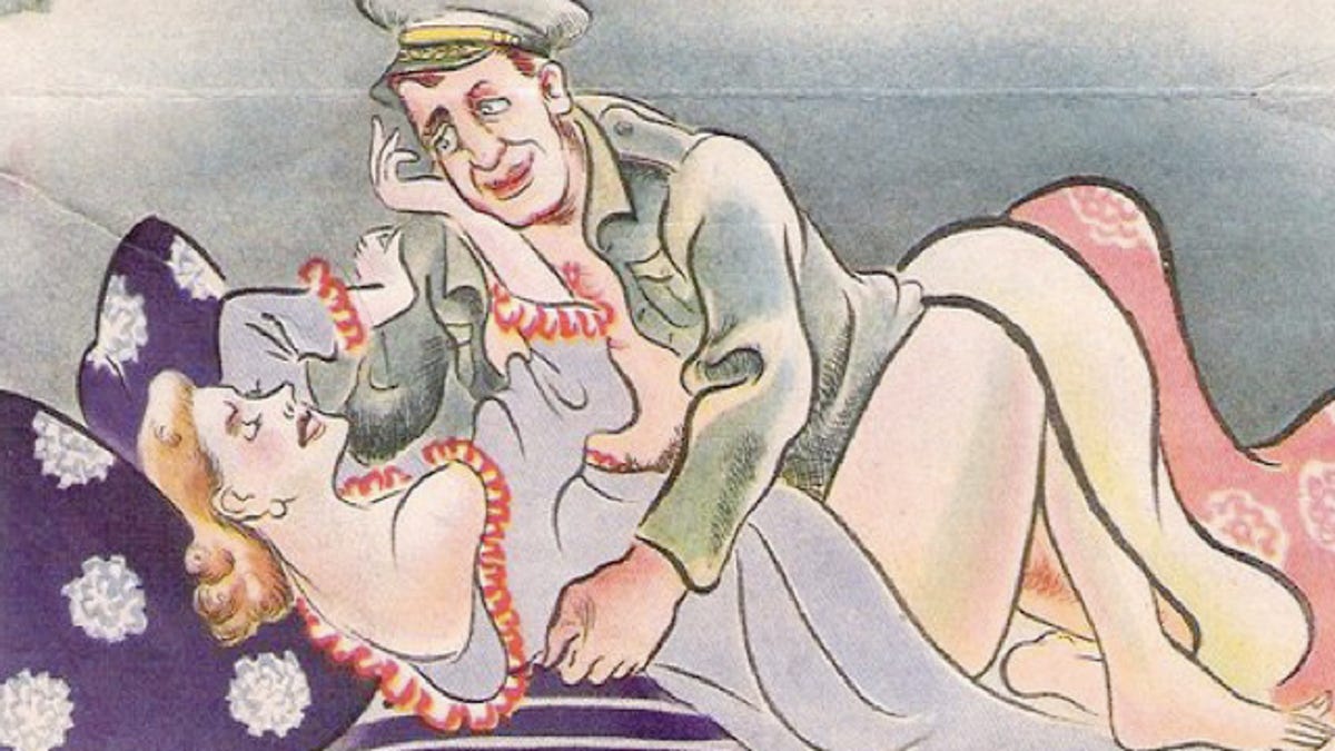 The pornographic psychological warfare campaigns of World War II