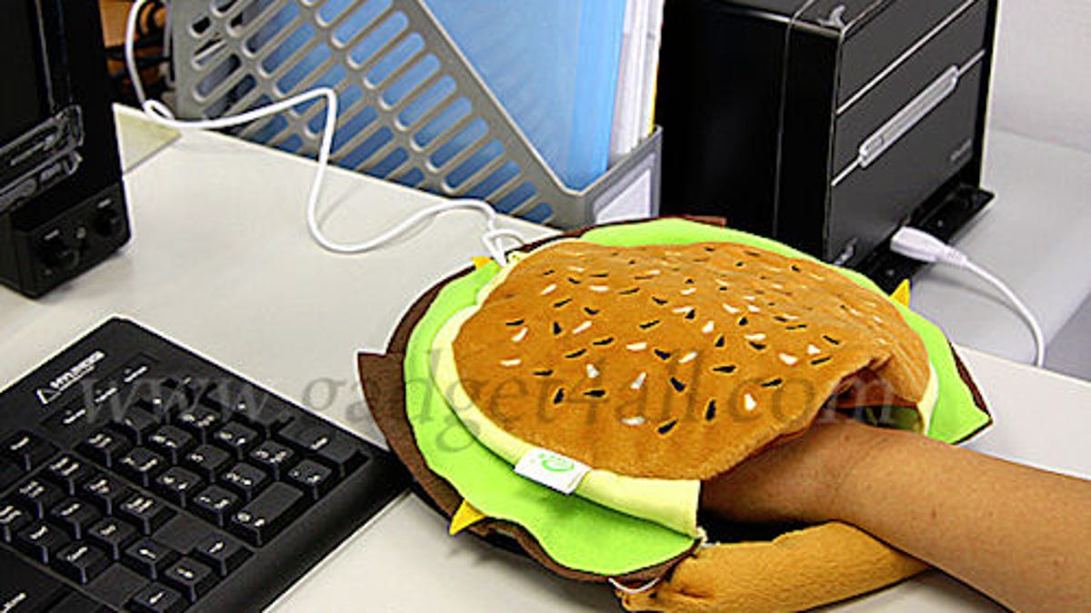 Hamburger Mouse Pad With Usb Hand Warmer Is Probably A Matter Of Taste
