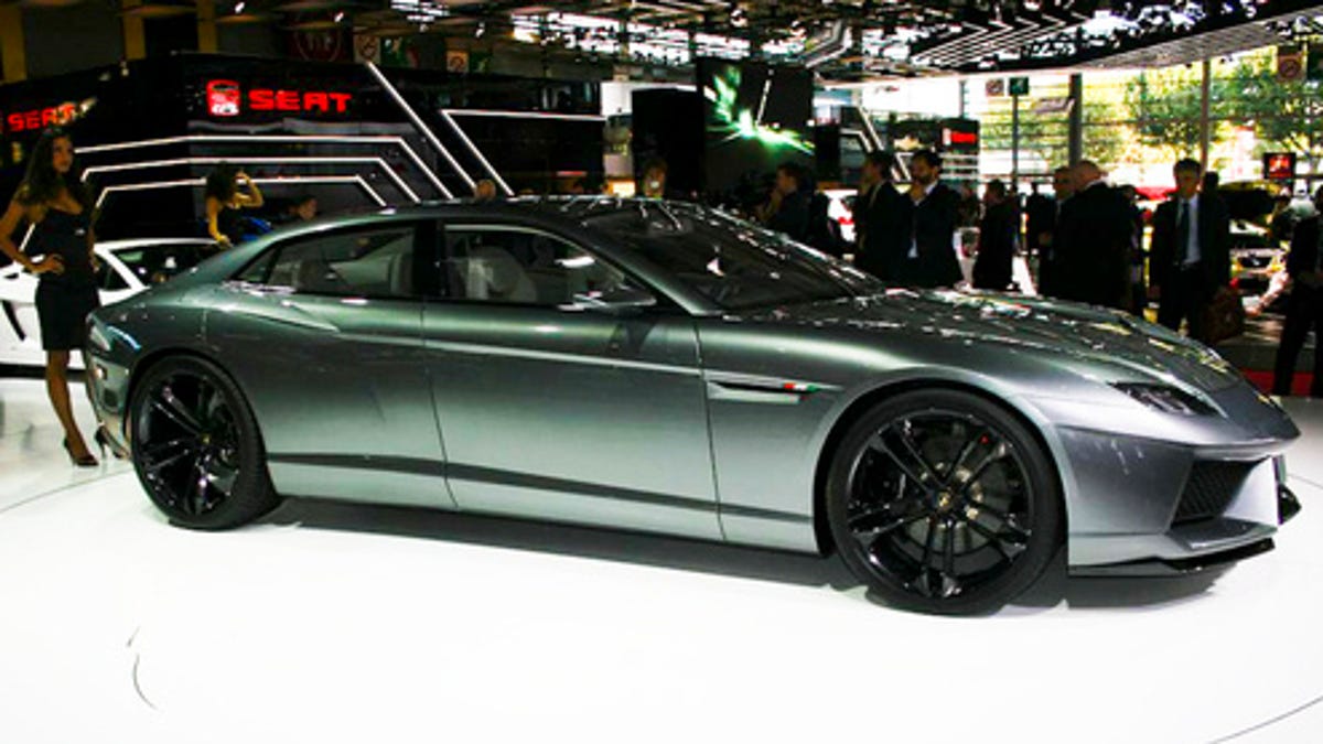 First Lamborghini Estoque Concept Live Shots A Four Door For Profit