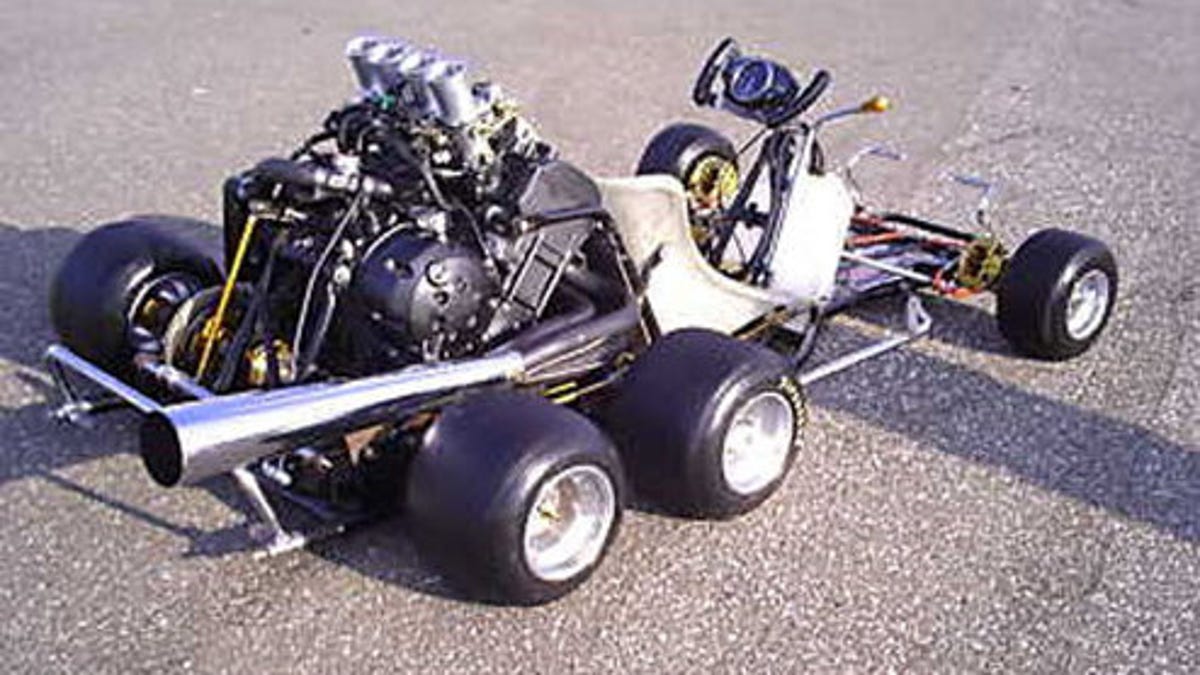 Six Wheeled Yamaha R1 Kart Ensures You Ll Die Smiling
