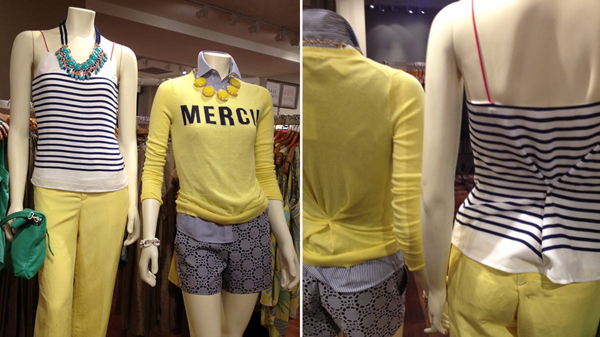Pinning Clothing So It Fits The Mannequin Better Is The Devil S Work