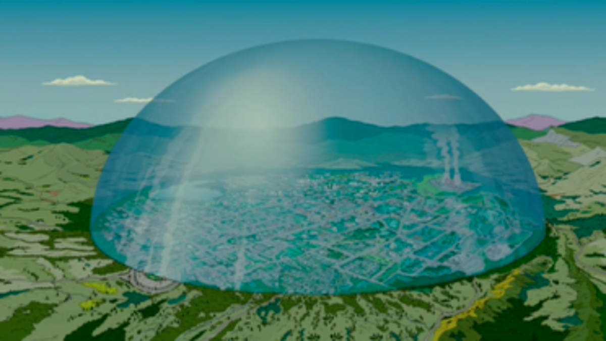 They Referenced The Simpsons Movie On Under The Dome Tonight