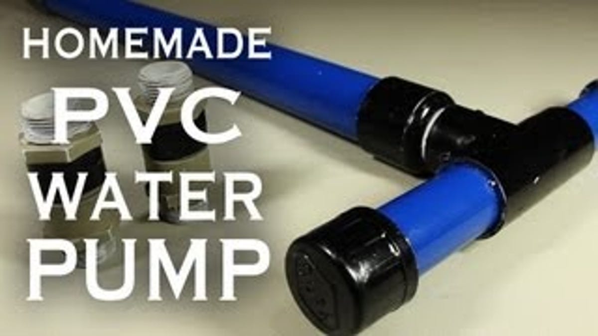 Hand Pump From Scratch with PVC Pipe