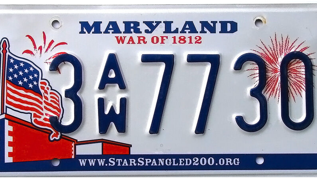 Maryland License Plate URL Directs To An Gambling Website | Automotiv