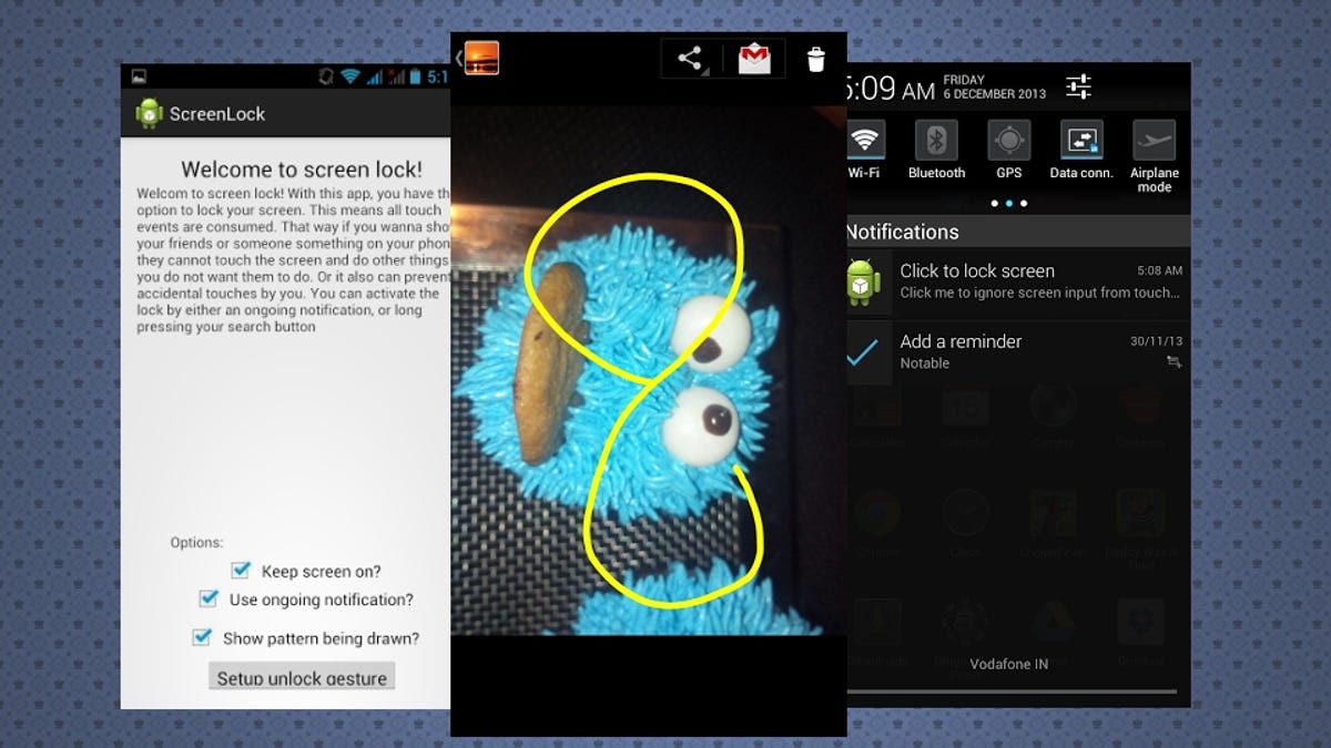 Screen Lock Lets You Show Photos With Touch Input Disabled