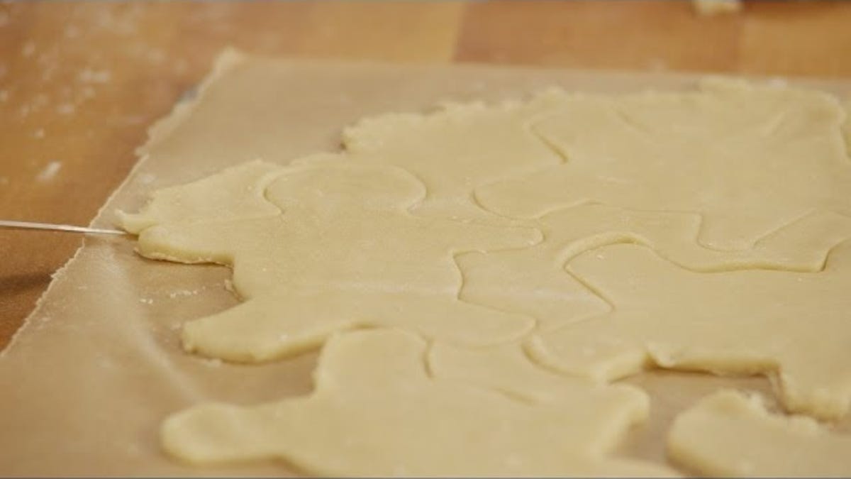Remove Dough Around The Shapes For Perfect Cutout Cookies