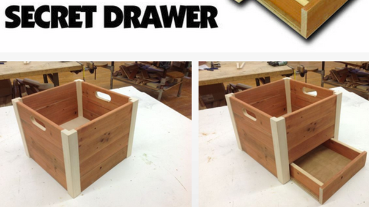 Hide Your Valuables In Plain Sight With This Diy False Bottom Crate