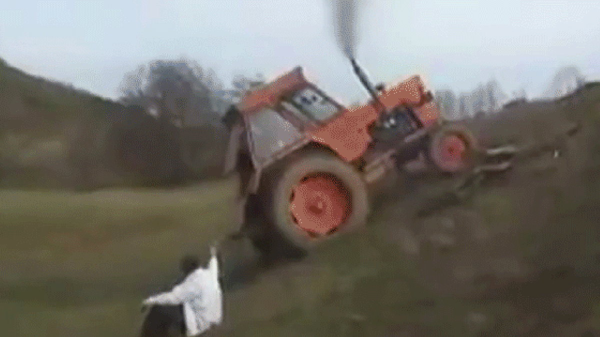 No driving is worse than six minutes of tractor fails