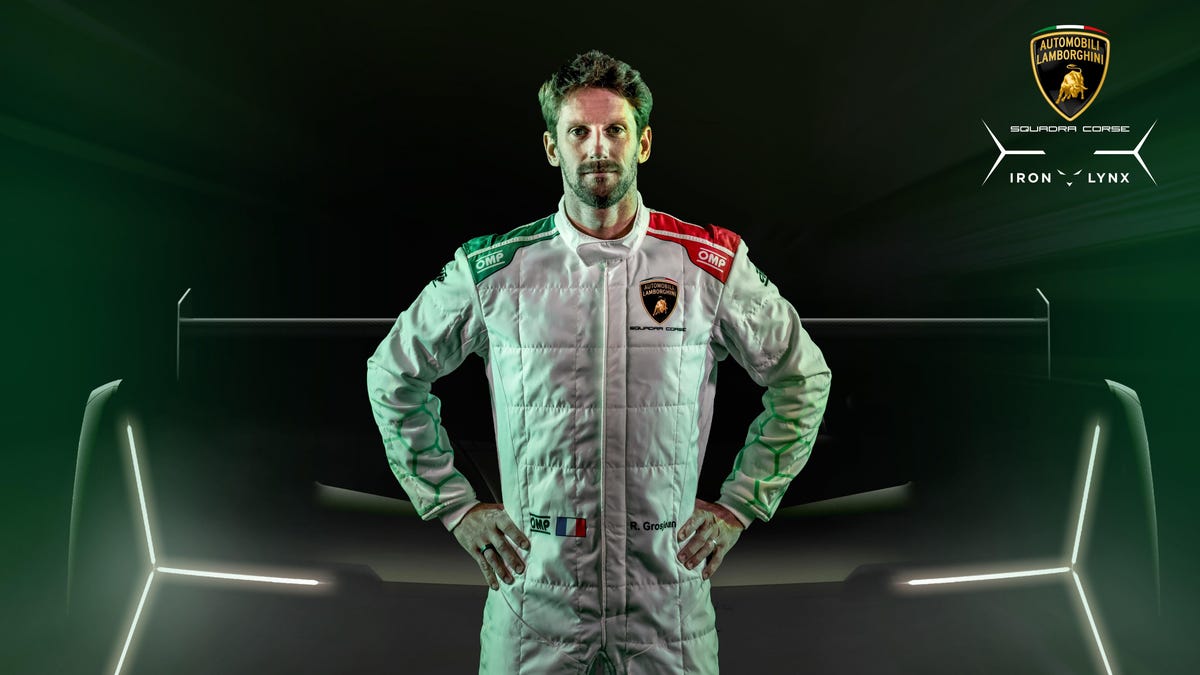 Lamborghini Signs Romain Grosjean as a Factory Driver