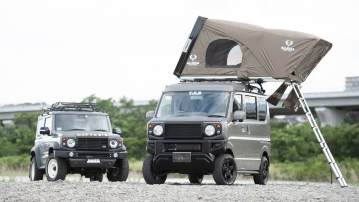 The Suzuki Jimny Fuses With The Suzuki Every To Make The Cutest Overland Kei Car