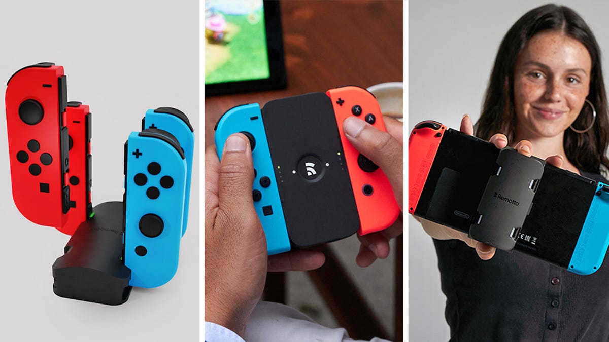 Nintendo Switch için seyahat pili, dört adede kadar kontrol cihazını şarj edebilir