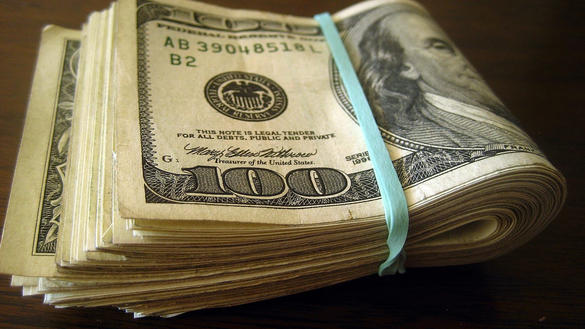 The dollar is the strongest it's been since 1986