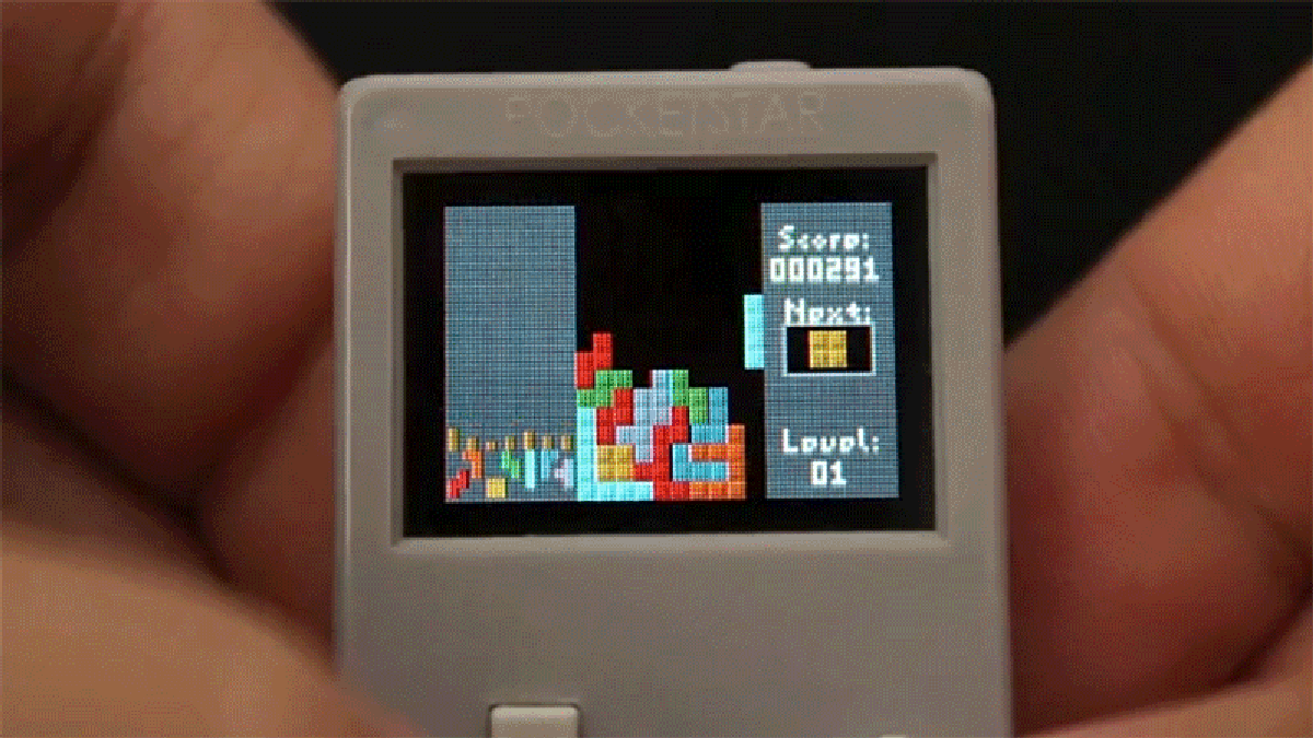 PocketStar Puts Retro Gaming in a Lego Minifig Sized Handheld