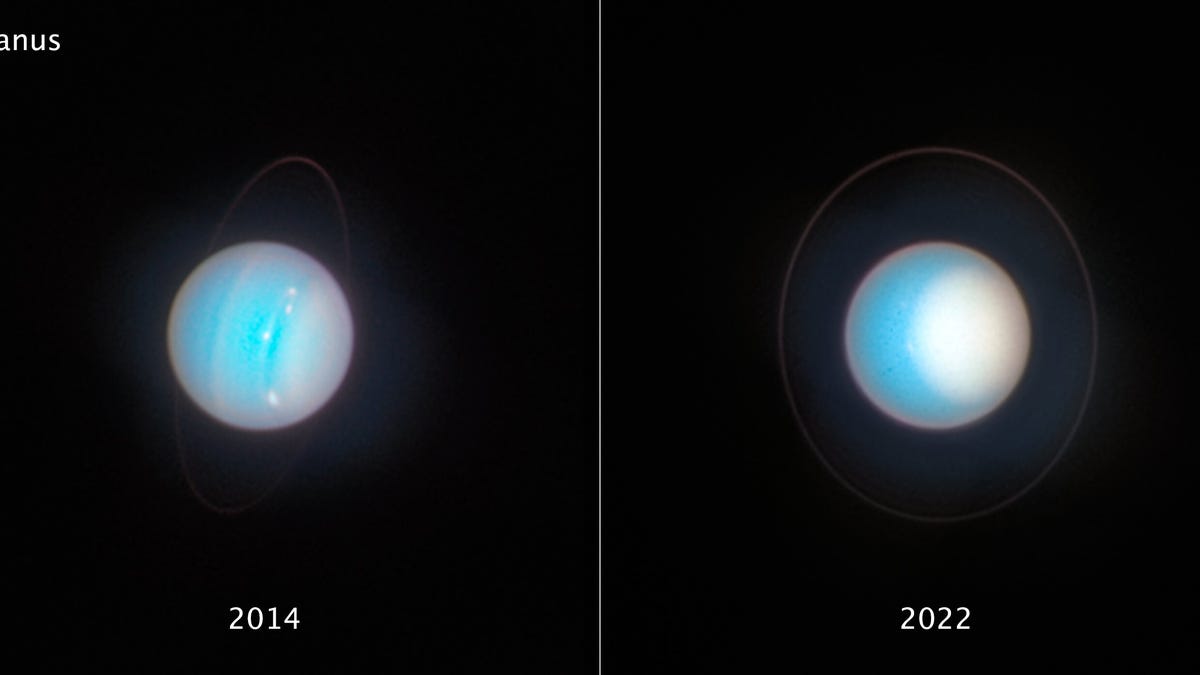 Uranus semble différente dans la nouvelle image de Hubble