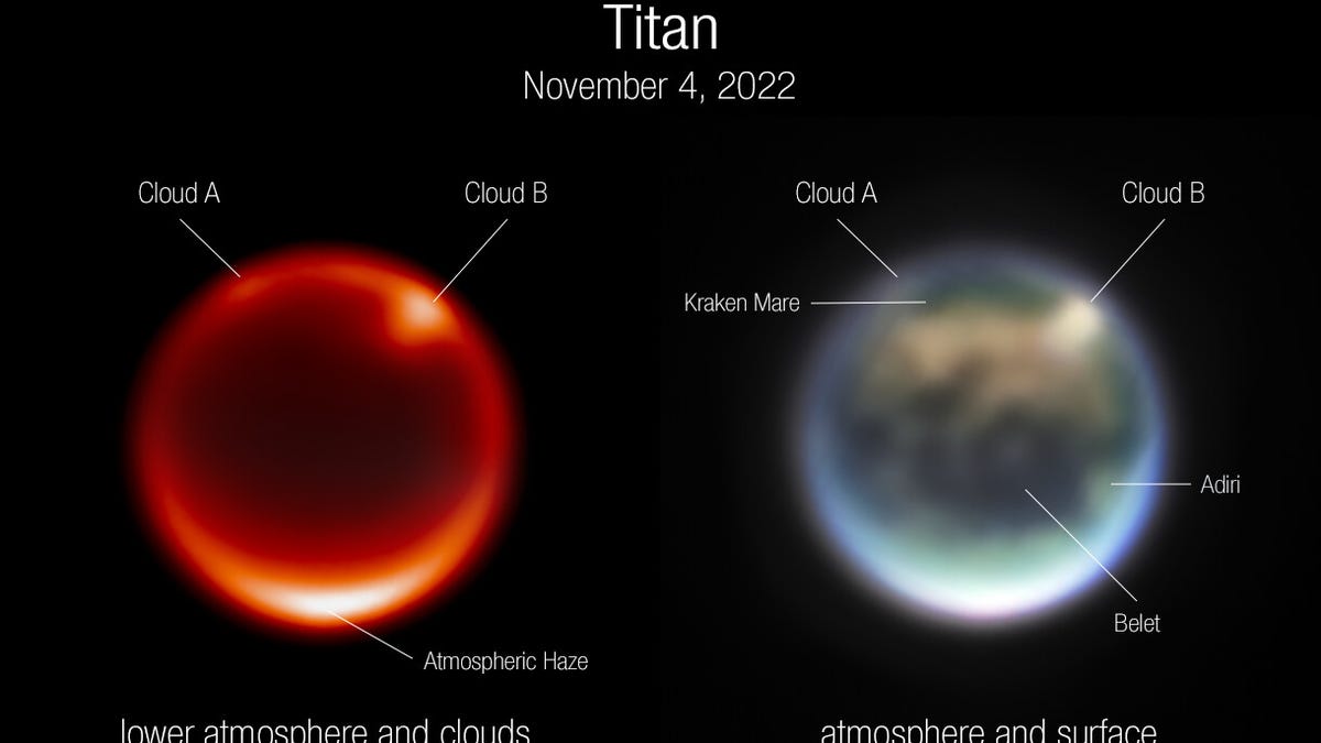 Webb Telescope Turns Its Eye on Saturn's Mysterious Moon Titan - Gizmodo