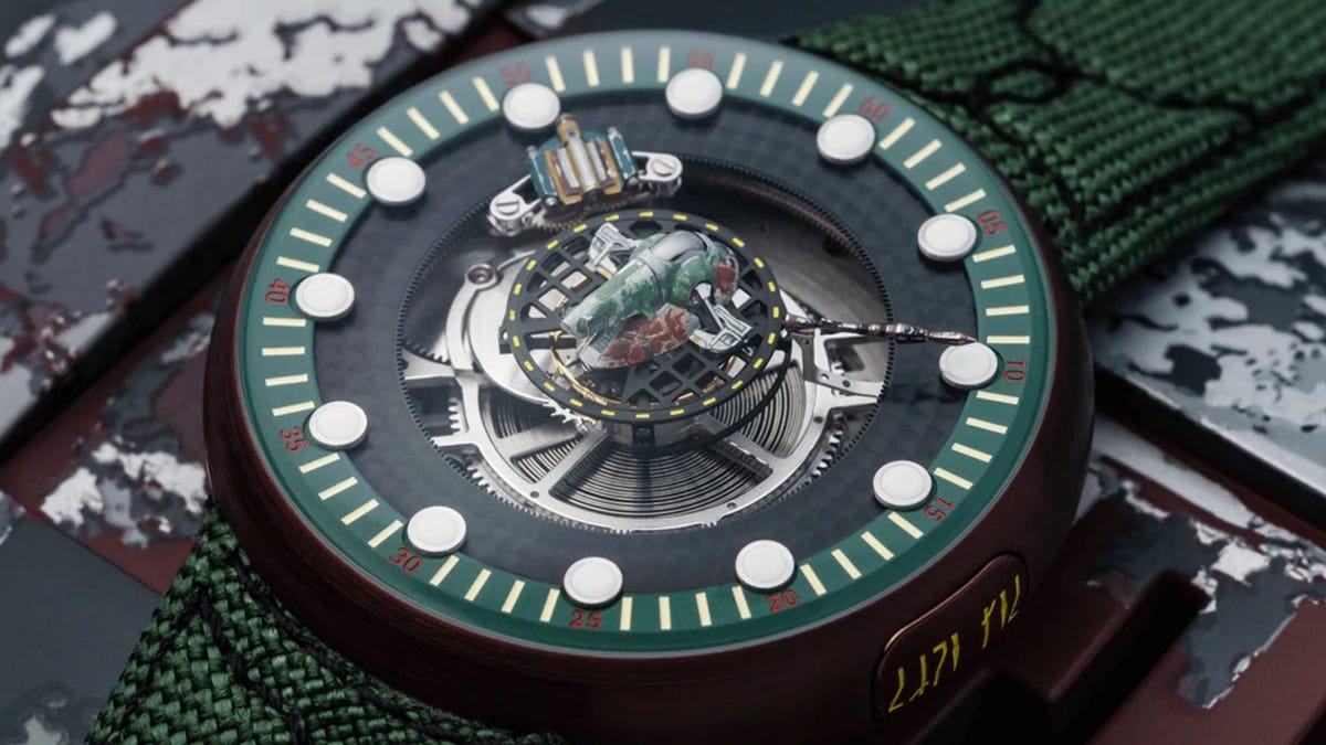 Un reloj Boba Fett cuesta $ 120,000 que redefinen los artículos de Star Wars
