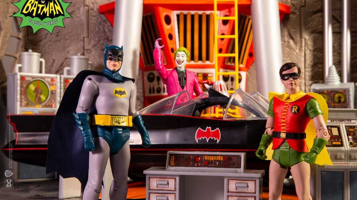 1966 Batman TV Series Figures: McFarlane Making Batcave Playset