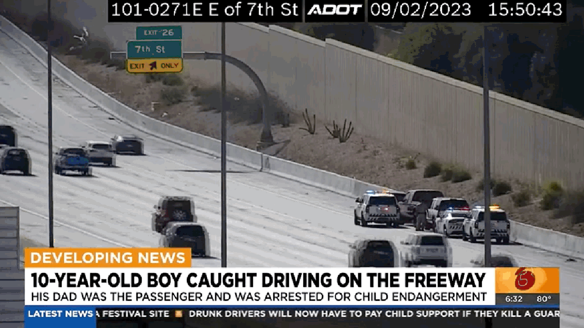 A 10 Year Old Led Arizona Police On A Chase While His Father Was In The Passenger Seat | Automotiv