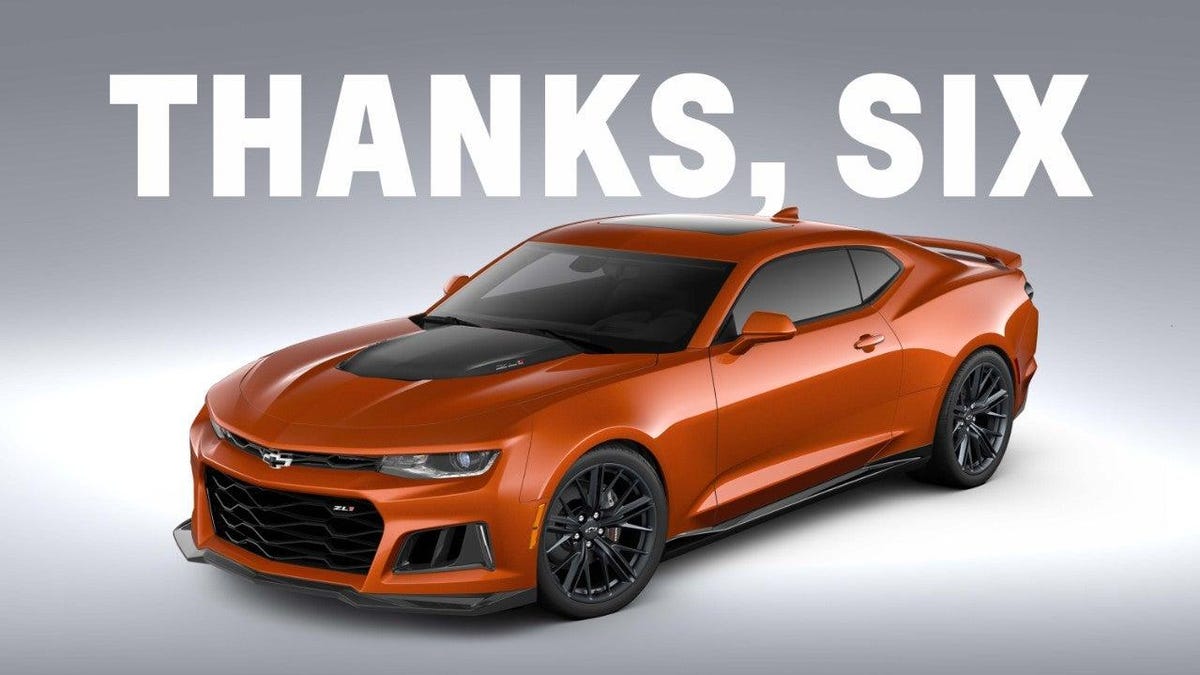 The sixth generation Chevrolet Camaro ends production in 2024