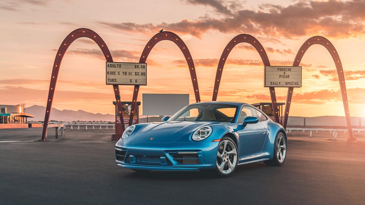 Porsche Built a Real-Life Sally Carrera From Pixar's 'Cars'