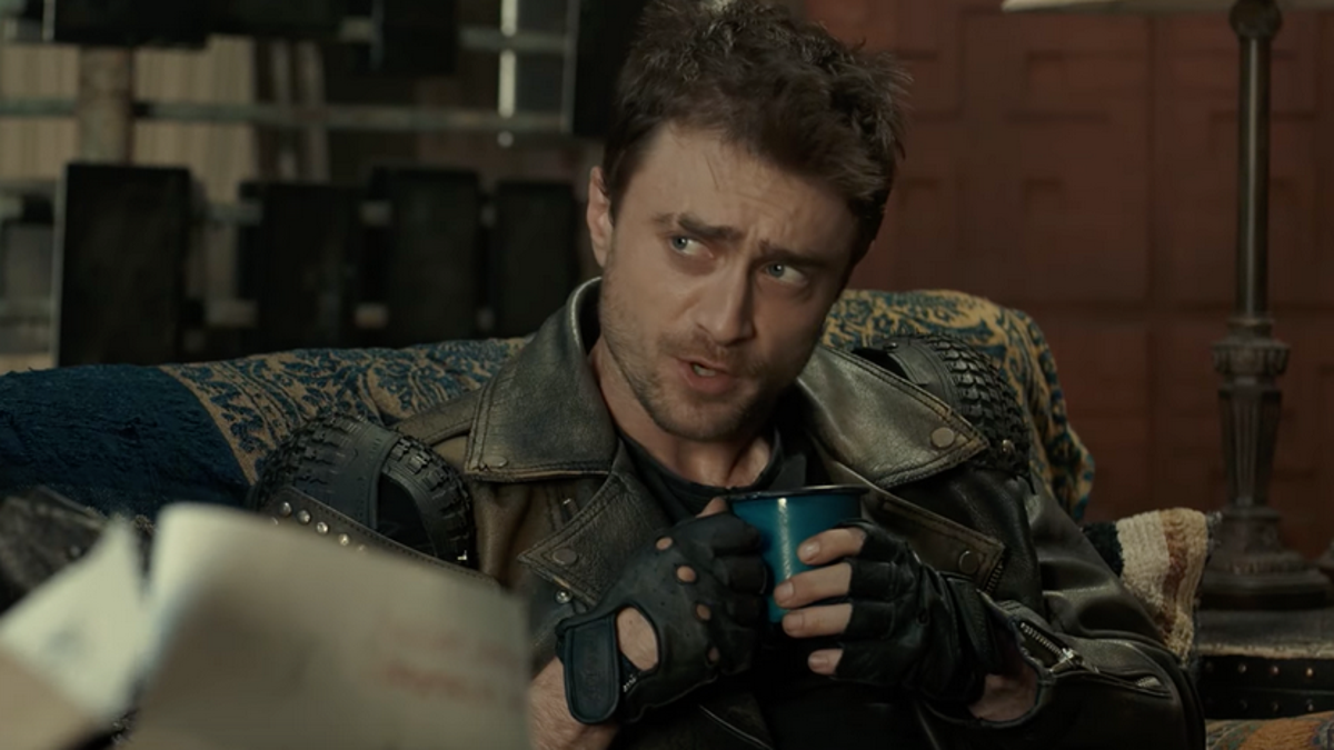 Daniel Radcliffe takes fury road in the Miracle Workers: End Times trailer