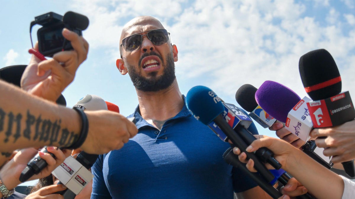 Andrew Tate Is No Longer Under Romanian House Arrest