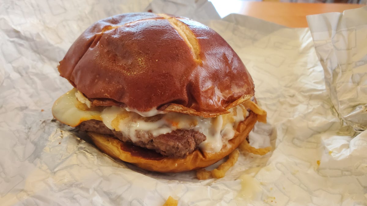 Wendy’s Pretzel Bacon Pub Burger Returns, Ready to Disappoint