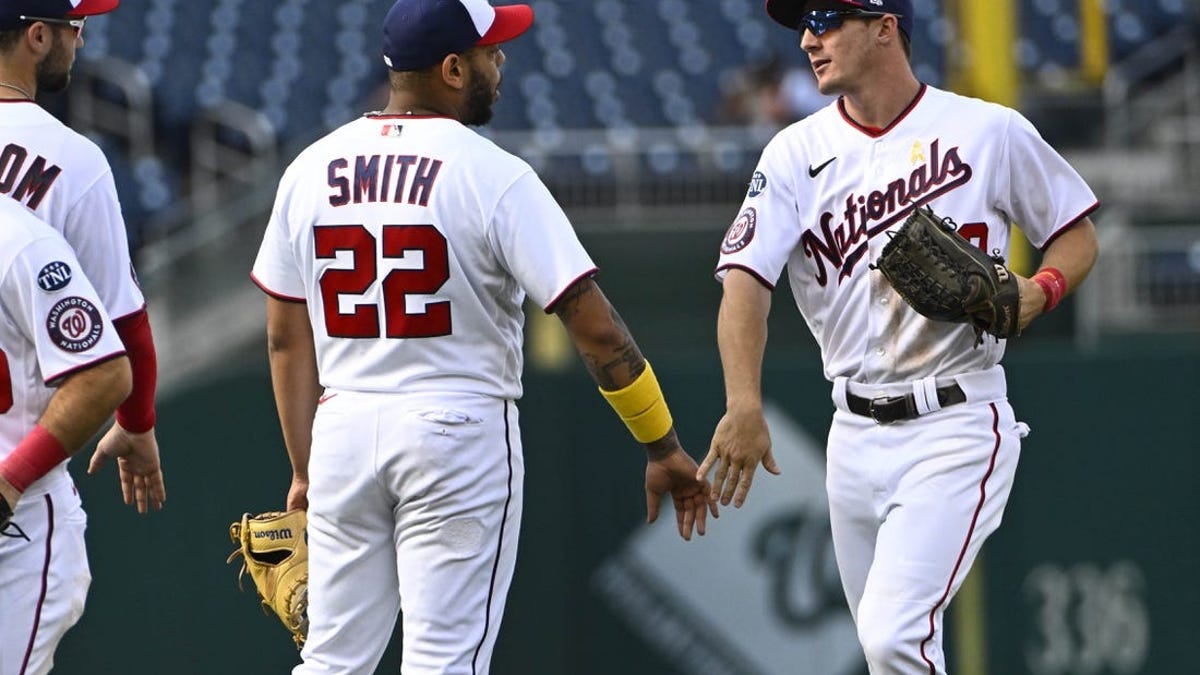 Lane Thomas' grand slam helps Nationals blast White Sox 13-3. Josiah Gray  gets the win