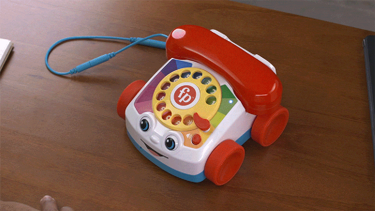 Fisher Price's Iconic Toy Telephone Now Actually Makes Phone Calls