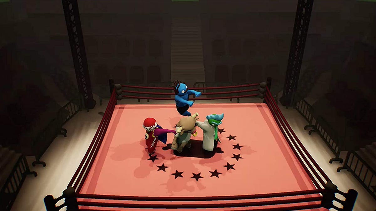 Gæsterne Kirkegård fysiker Bonk Your Friend on the Head and Then Throw Them Off the Roof in Gang Beasts  for $13