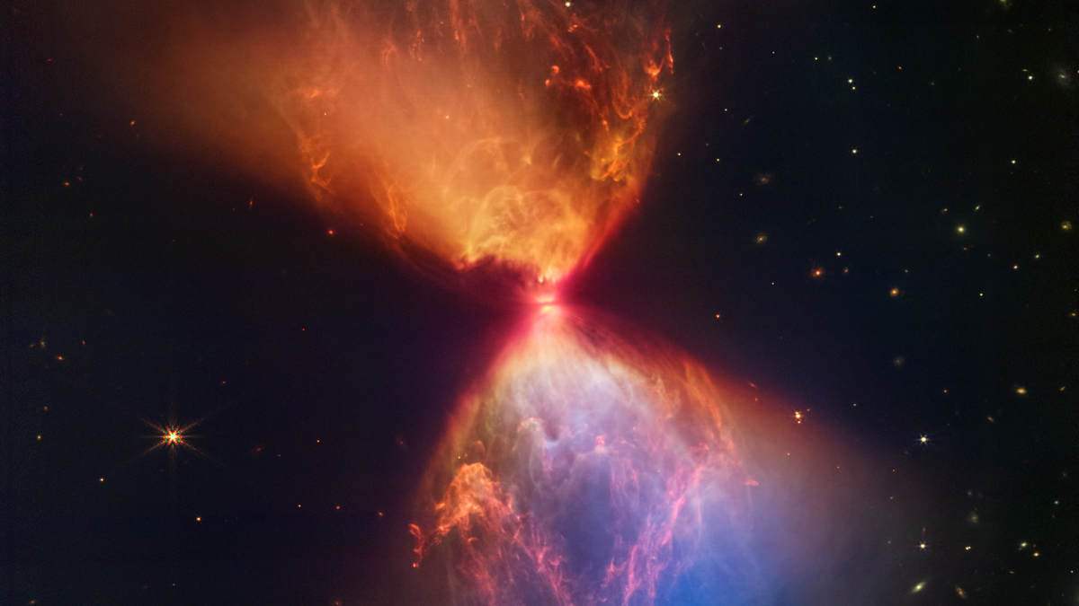 Webb Telescope Captures Stunning Protostar Hourglass in Space