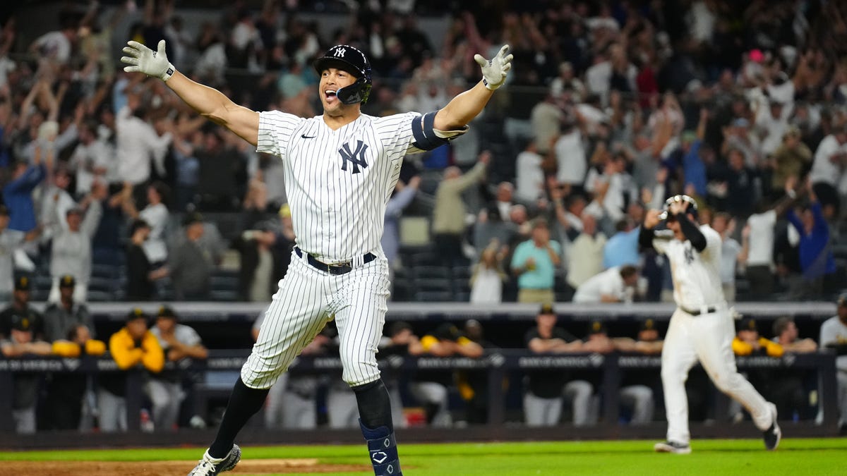 This is Aaron Judge’s year, but if Yankees win a title, Giancarlo Stanton will b..