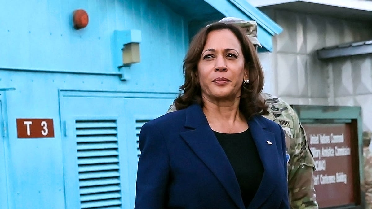 Kamala Harris briefly considers stepping across the DMZ to the fate that awaits her