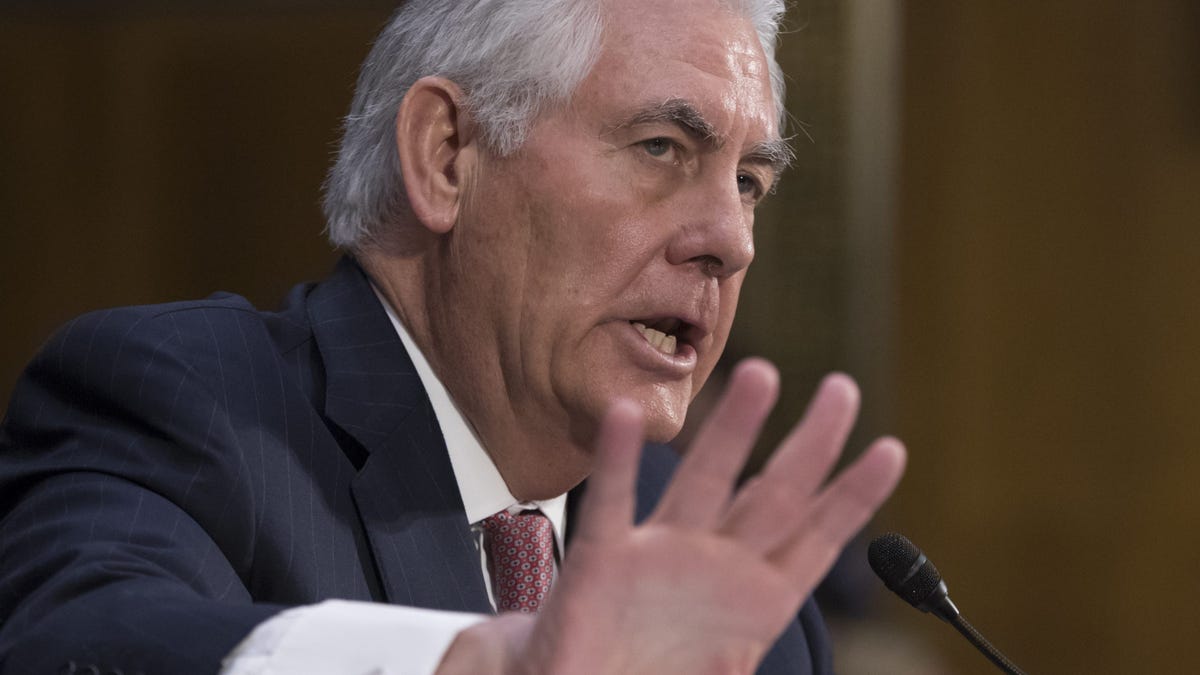 Former Exxon (XOM) CEO Rex Tillerson was confirmed as chief diplomat in