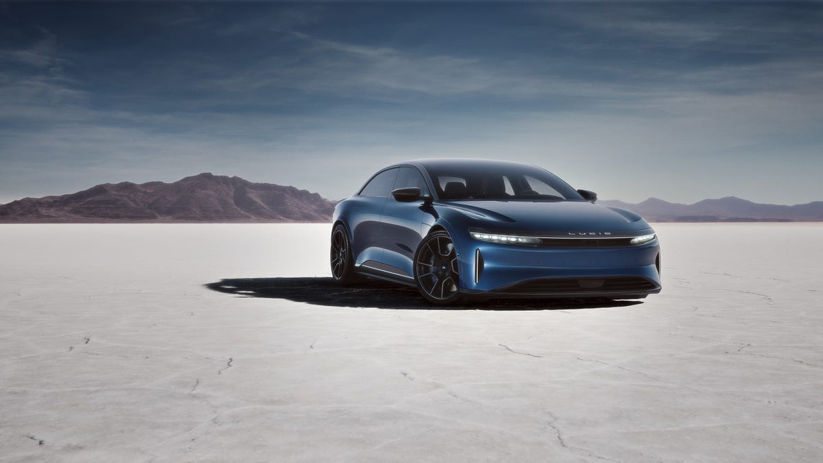 Lucid Air Sapphire Has 1,200 HP and 0-60 Beneath 2 Seconds