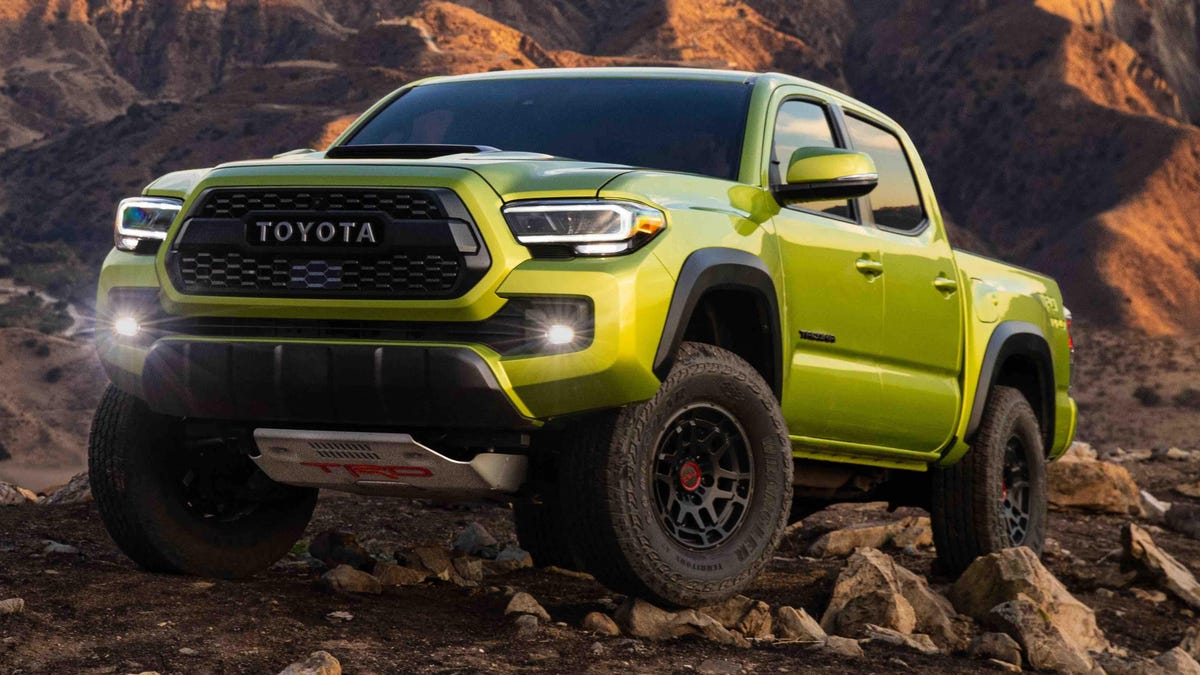 The 2022 Toyota Tacoma TRD Pro Is Lifted Even More And Also Comes In The Good Color