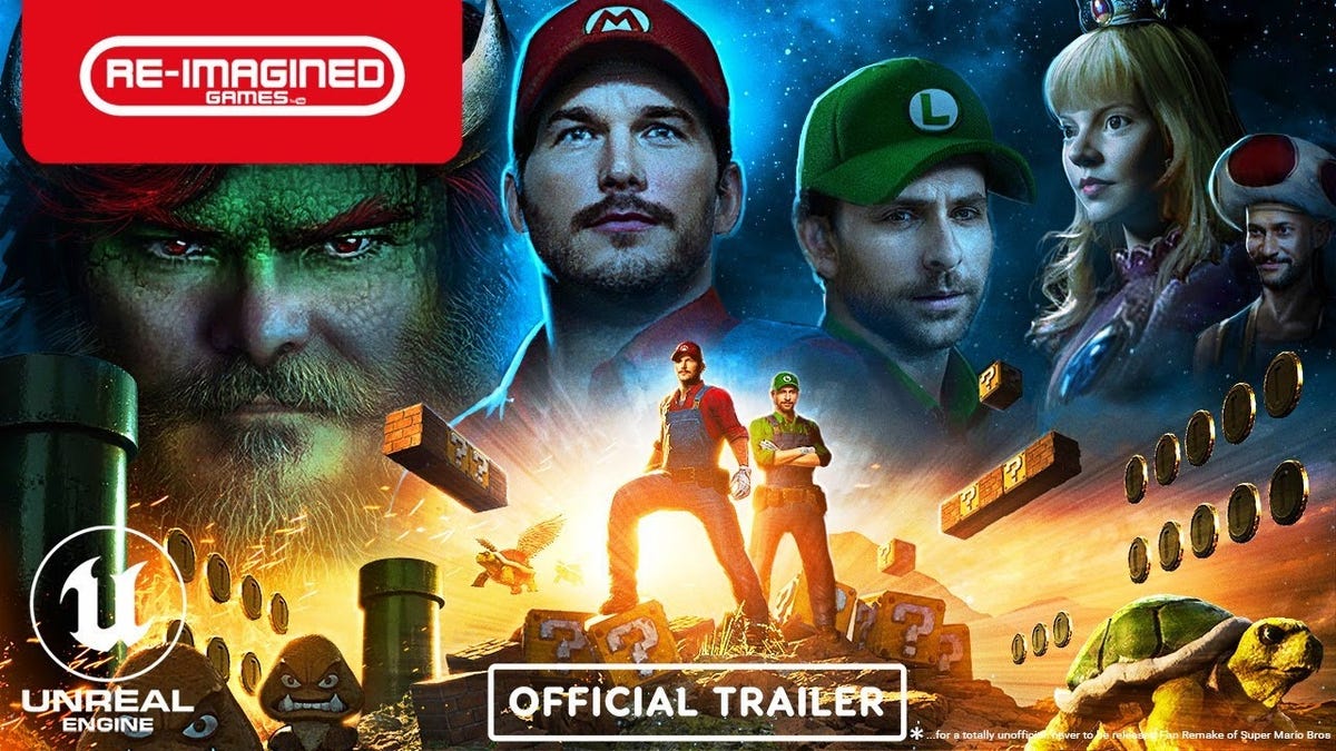 Mamma Mia, Someone's Remaking Super Mario Bros. With A Realistic Chris Pratt
