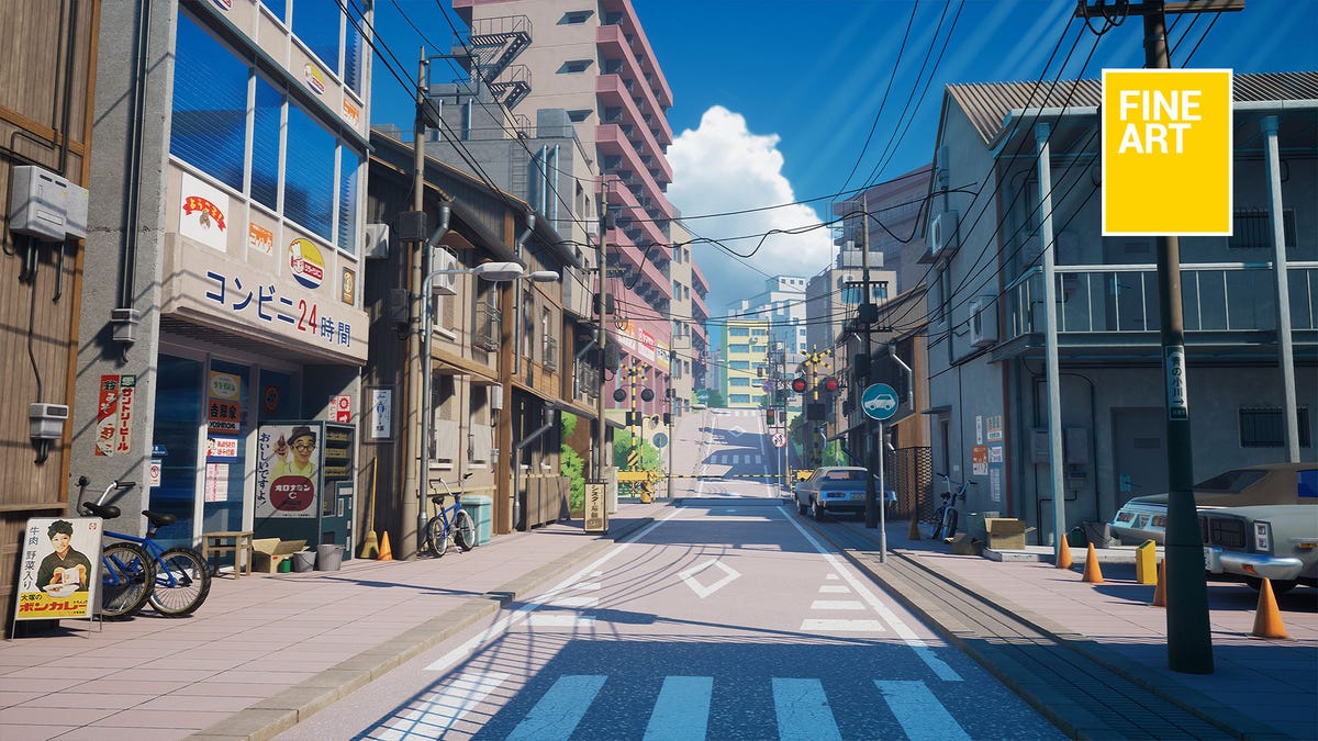Paisajes urbanos de estilo anime que en realidad son modelos en 3D |  Heaven32