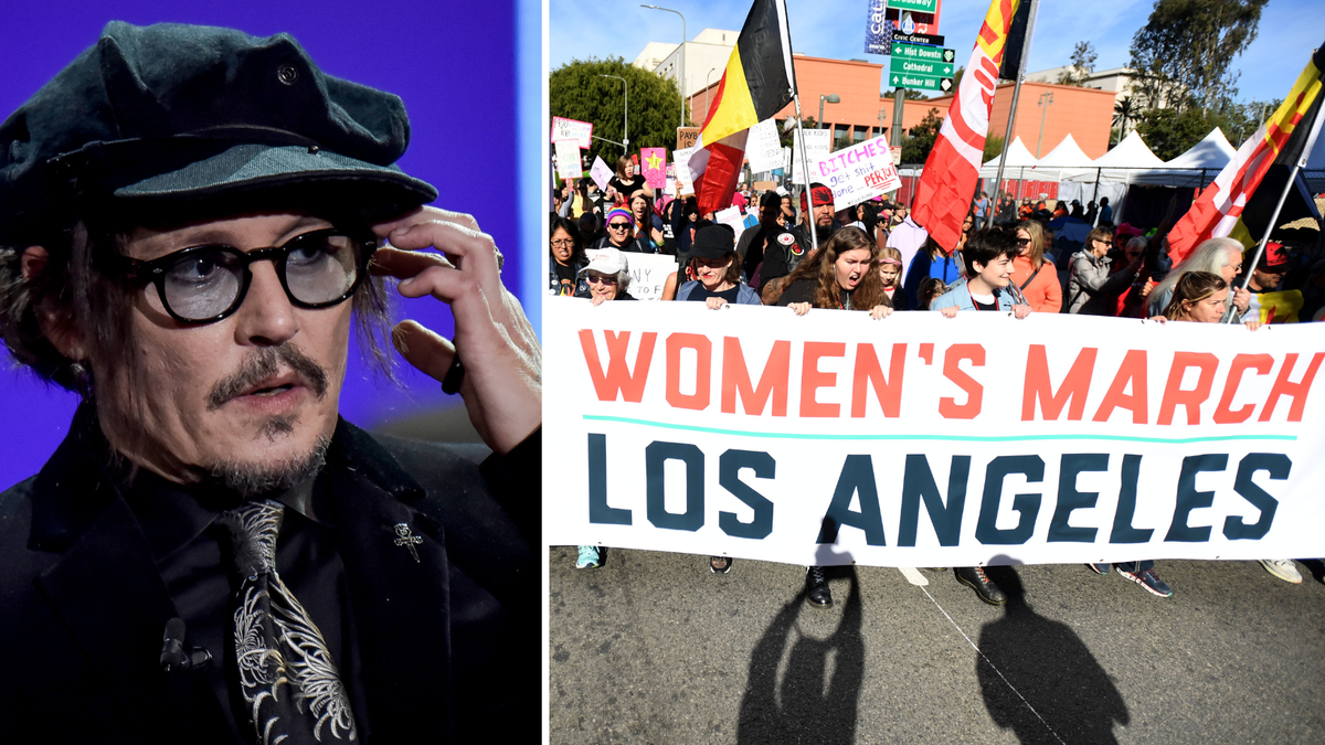 Johnny Depp Supporters Gang Up on Women's March After It Expressed Support for Amber Heard