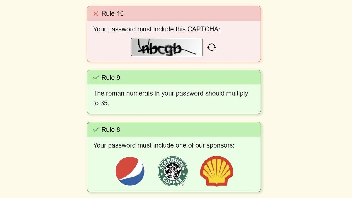 The Password Game é uma recriação perfeita da distopia online