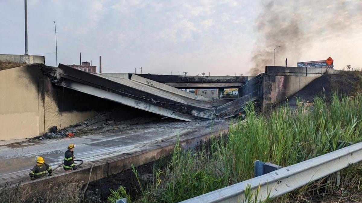 Burning Tanker Truck Cause Of I-95 Collapse In Philadelphia | Automotiv