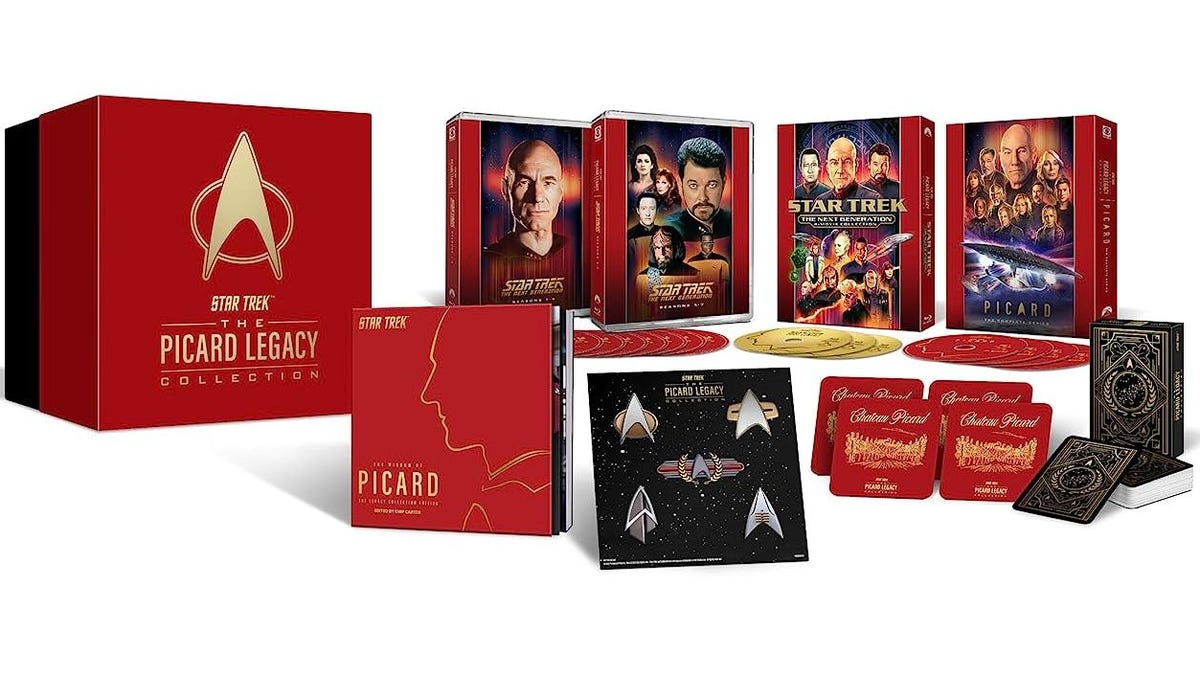 La enorme caja de Blu-Ray de Star Trek recopila todas las apariciones de Picard