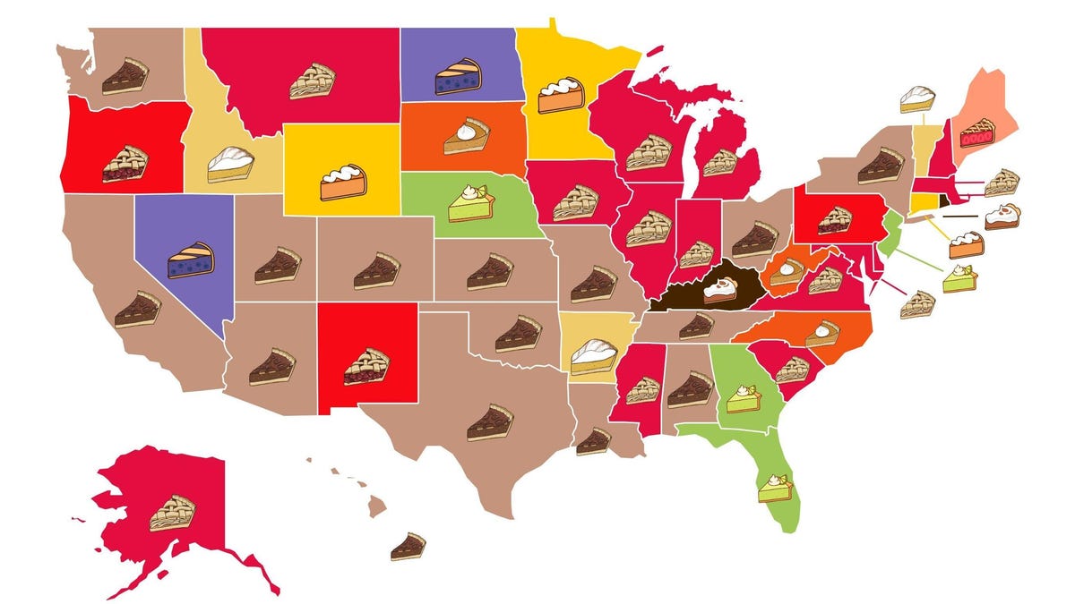 The Most Popular Pie in Every State