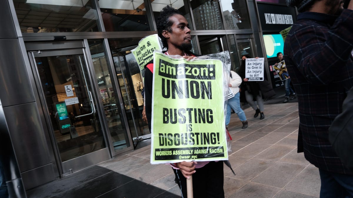 Amazon refuses to make peace with unions even after they’ve won the right to organize